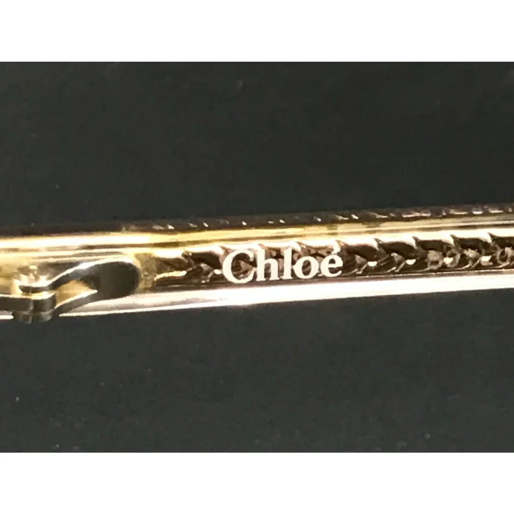 Chloe Eyeglasses Frame CH0011O 002 Transparent Pink Butterfly Full Rim 56-13-140